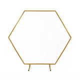 darrahopens Occasions > Wedding Accessories 2M Wedding Hex Arch Backdrop Flower Display Stand Frame Background