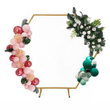 darrahopens Occasions > Wedding Accessories 2M Wedding Hex Arch Backdrop Flower Display Stand Frame Background