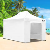 darrahopens Occasions > Wedding Accessories Instahut Gazebo Pop Up Marquee 3x4.5m Folding Wedding Tent Gazebos Shade White
