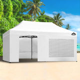 darrahopens Occasions > Wedding Accessories Instahut Gazebo Pop Up Marquee 3x6m Folding Wedding Tent Gazebos Shade White