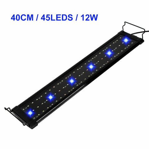 Darrahopens Outdoor 40cm Aquarium Light Lighting Full Spectrum Aqua Plant Fish Tank Bar LED Lamp