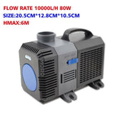 Darrahopens Outdoor 80W 10000L/H Submersible Water Pump F Fountain Pond Pump Aquarium Fish Tank