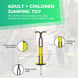 Darrahopens Outdoor Black and Yellow Pogo Stick - Adult + Childrens Large Jumping Jackhammer Toy