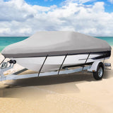 darrahopens Outdoor > Boating 14 - 16 foot Waterproof Boat Cover - Grey