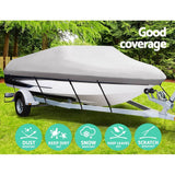 darrahopens Outdoor > Boating 16 - 18.5 foot Waterproof Boat Cover - Grey