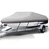 darrahopens Outdoor > Boating 16 - 18.5 foot Waterproof Boat Cover - Grey