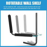 darrahopens Outdoor > Boating 2Pcs Kayak Wall Rack Carrier Canoe Paddle Surfboard Holder Wall Mount Shelf