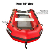 Darrahopens Outdoor > Boating 3.6m Inflatable Dinghy Boat Tender Pontoon Rescue- Red