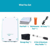 darrahopens Outdoor > Boating Inflatable Floating Fishing Dock Platform For Adults And Children - Plus Version