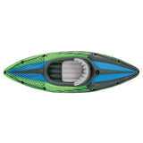 Darrahopens Outdoor > Boating Intex Sports Challenger K1 Inflatable Kayak 1 Seat Floating Boat Oars River Lake 68305NP