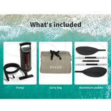 Darrahopens Outdoor > Boating Intex Sports Challenger K2 Inflatable Kayak 2 Seat Floating Boat Oars River/Lake 68306NP