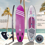 darrahopens Outdoor > Boating SEACLIFF 10ft Stand Up Paddleboard Paddle Board SUP Inflatable Standing Blow 10'