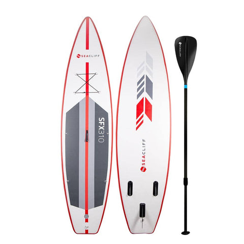 darrahopens Outdoor > Boating SEACLIFF Stand Up Paddle Board - Inflatable SUP Surf Kayak Paddleboard Race