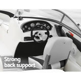 darrahopens Outdoor > Boating Seamanship Set of 2 Folding Swivel Boat Seats - Grey