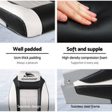 darrahopens Outdoor > Boating Seamanship Set of 2 Folding Swivel Boat Seats - Grey & Black