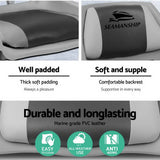 darrahopens Outdoor > Boating Seamanship Set of 2 Folding Swivel Boat Seats - Grey & Charcoal