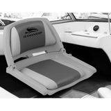 darrahopens Outdoor > Boating Seamanship Set of 2 Folding Swivel Boat Seats - Grey & Charcoal