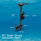 darrahopens Outdoor > Boating Striker 45 LBS Electric Trolling Motor Inflatable Boat Outboard Engine Fishing Marine