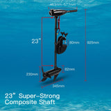 darrahopens Outdoor > Boating Striker 60LBS Electric Trolling Motor Inflatable Boat Fishing Marine Outboard Engine