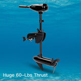 darrahopens Outdoor > Boating Striker 60LBS Electric Trolling Motor Inflatable Boat Fishing Marine Outboard Engine