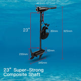 darrahopens Outdoor > Boating Striker 90LBS Electric Trolling Motor Inflatable Boat Outboard Fishing Marine