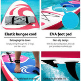darrahopens Outdoor > Boating Weisshorn Stand Up Paddle Board 11ft Inflatable SUP Surfboard Paddleboard Kayak