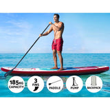 darrahopens Outdoor > Boating Weisshorn Stand Up Paddle Board 11ft Inflatable SUP Surfboard Paddleboard Kayak