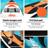 darrahopens Outdoor > Boating Weisshorn Stand Up Paddle Board Inflatable 11ft SUP Surfboard Paddleboard Kayak