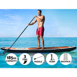 darrahopens Outdoor > Boating Weisshorn Stand Up Paddle Board Inflatable 11ft SUP Surfboard Paddleboard Kayak