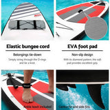 darrahopens Outdoor > Boating Weisshorn Stand Up Paddle Boards SUP 11ft Inflatable Surfboard Paddleboard Kayak