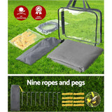 darrahopens Outdoor > Camping 4.6M Caravan Privacy Screens 1.95m Roll Out Awning End Wall Side Sun Shade