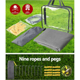 darrahopens Outdoor > Camping 5.2M Caravan Privacy Screens 1.95m Roll Out Awning End Wall Side Sun Shade