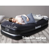 Darrahopens Outdoor > Camping Bestway Air Mattress Bed Single Size Inflatable Camping Beds Built-in Pump