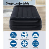 Darrahopens Outdoor > Camping Bestway Air Mattress Bed Single Size Inflatable Camping Beds Built-in Pump