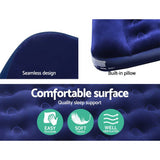 darrahopens Outdoor > Camping Bestway Single Size Inflatable Air Mattress - Navy