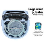 darrahopens Outdoor > Camping Devanti 3KG Mini Portable Washing Machine Shoes Wash Top Load Spin Camp Caravan