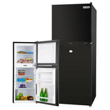 Darrahopens Outdoor > Camping GECKO 125L Portable Fridge Freezer Camping Motorhome Caravan Upright Fridges 12V/24V/240V, Black