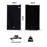 Darrahopens Outdoor > Camping GECKO 95L Portable Upright Fridge Freezer Camping Caravans Bar Fridges 12V/24V/240V Refrigerator