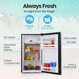 Darrahopens Outdoor > Camping GECKO 95L Portable Upright Fridge Freezer Camping Caravans Bar Fridges 12V/24V/240V Refrigerator