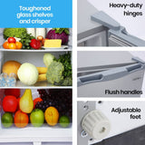 Darrahopens Outdoor > Camping GECKO 95L Portable Upright Fridge Freezer Camping Caravans Bar Fridges Refrigerator 12V/24V/240V
