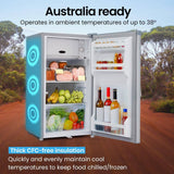 Darrahopens Outdoor > Camping GECKO 95L Portable Upright Fridge Freezer Camping Caravans Bar Fridges Refrigerator 12V/24V/240V