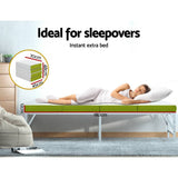 Darrahopens Outdoor > Camping Giselle Bedding Foldable Mattress 4-FOLD Folding Bed Mat Camping Single Green