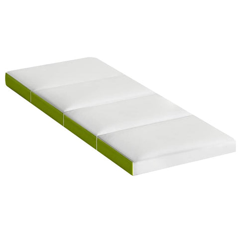 Darrahopens Outdoor > Camping Giselle Bedding Foldable Mattress 4-FOLD Folding Bed Mat Camping Single Green