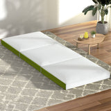 Darrahopens Outdoor > Camping Giselle Bedding Foldable Mattress Folding Bed Mat Camping Trifold Single Green