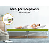 Darrahopens Outdoor > Camping Giselle Bedding Foldable Mattress Folding Bed Mat Camping Trifold Single Green