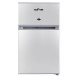 darrahopens Outdoor > Camping Glacio 65L Portable Fridge Bar Freezer Cooler Upright 12V/24V/240V Caravan Car Silver