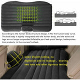 darrahopens Outdoor > Camping Inflatable Car Back Seat Mattress Portable Camping Travel Air Bed