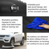 darrahopens Outdoor > Camping Inflatable Car Back Seat Mattress Portable Camping Travel Air Bed