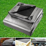 darrahopens Outdoor > Camping Instahut 3.6x7.3m Tarp Camping Tarps Poly Tarpaulin Heavy Duty Cover 180gsm Silver
