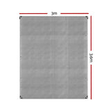 darrahopens Outdoor > Camping Instahut Tarpaulin Tarp 3x3.6m Camping Tarps Poly Heavy Duty Cover 180gsm